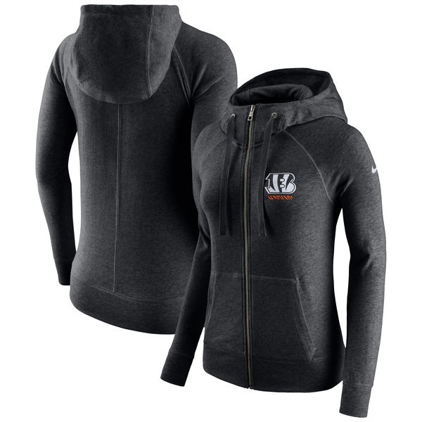 Women's Cincinnati Bengals Nike Gym Vintage Full Zip Hoodie Black,We sell and wholesale Women's Cincinnati Bengals Nike Gym Vintage Full Zip Hoodie Black on line form chian!